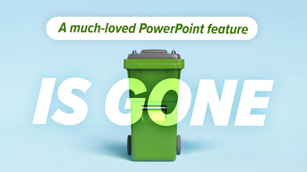 Blog 4 PowerPoint drops its “Reuse Slides” feature